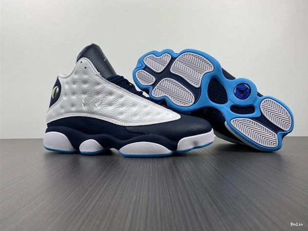 Bmlin Shoes Neat 13 Powder Retro 4176 Jordan Obsidian White Blue 414571- 1026